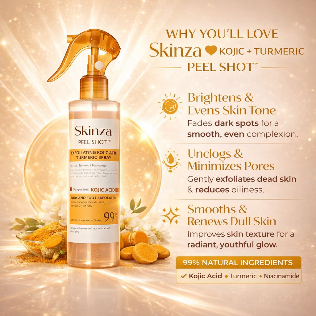 Skinza Peel Shot Dead Skin Removal Body Spray